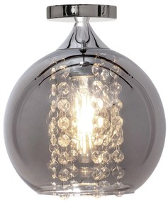 Toolight - Závesné zrkadlové svietidlo s krištáľmi 1xE27 60W APP599-1C, chrómová, OSW-09671