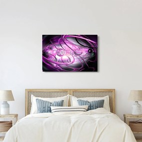 Obraz krásnej fialovej abstrakcie (90x60 cm)