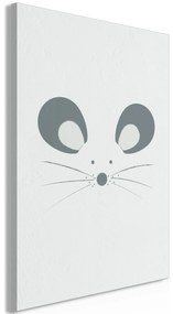 Artgeist Obraz - Curious Mouse (1 Part) Vertical Veľkosť: 20x30, Verzia: Na talianskom plátne