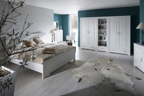 Šatníková skriňa 2-dverová Atik, biela