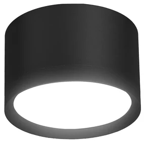 EUlight Stropné svietidlo Cyklop, 1x čierne kovové tienidlo