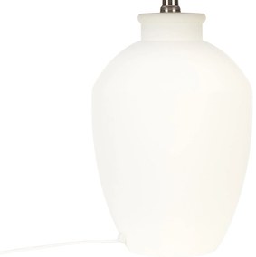 Keramická stolná lampa biela ARCOS Beliani
