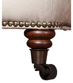 TABURET VICTOR NA KOLIESKÁCH 75x70 RÔZNE FARBY ZDOBENIE