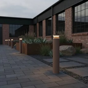 Ideal Lux - LED Vonkajšia lampa BOEING LED/14W/230V pr. 70 cm IP65 hnedá