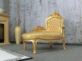 (2648) DIVANO DEL CASTELLO zámocká leňoška zlatá