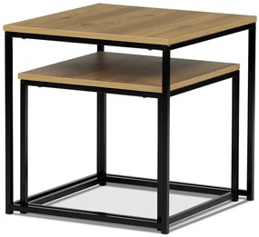 Autronic BONTEC Odkladací stolík 50x50cm, mdf, divoký dub, AF-076 OAK Farba: Prírodné