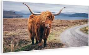 Klarstein Wonderwall Air Art Smart, infračervený ohrievač, 120 x 60 cm, 700 W, krava