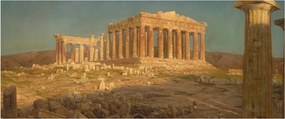 Obraz - Frederic Edwin Church, The Parthenon, reprodukcia (120x50 cm)