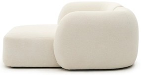 Krémová ženilková rohová pohovka (pravý roh/s leňoškou) Martina – Kave Home