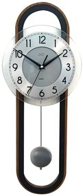 Kyvadlové nástenné hodiny JVD NS22010/78 – 60 cm, elegantné drevo a tichý chod
