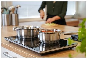 MEGAKOMBO Elektrický krájač BestBerg BBS-400 + 11dielna sada nerezových hrncov BestBerg BBSC-11 + Elektrický mlynček na mäso BestBerg BBM-2500