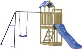 vidaXL Vonkajšia súprava na hranie impregnovaná borovica