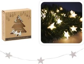 Bestent Svetielka na baterky 20LED 2,2m teplá biela Stars