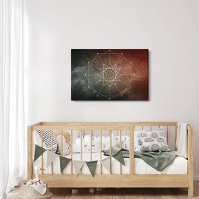Obraz - Vesmírny dodecagram (90x60 cm)