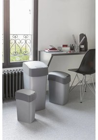 Sivý odpadkový kôš Curver Pacific, 45 l