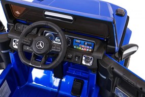 Ramiz Mercedes AMG G63 elektrické autíčko pre deti lakované modré + diaľkové ovládanie