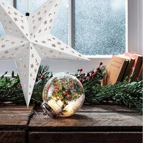 Tutumi Tutumi, LED podsvietená papierová hviezda 60cm SY-001, biela, CHR-05001