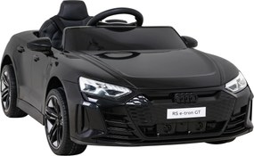 Ramiz Audi RS E-Tron GT batéria čierna + diaľkové ovládanie + pohon 4x4 + rádio MP3 + LED + EVA