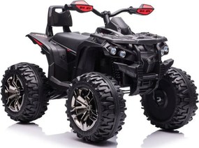 LEAN CARS Elektrická štvorkolka QLS-3288 LED MP3 čierna