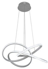 Stmievateľný LED luster na lane, 95 W, 230 V, 3000–6500 K, Ø 57 cm + diaľkový ovládač