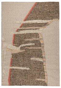 Hnedý/béžový vlnený koberec 200x300 cm Briton – Dutchbone