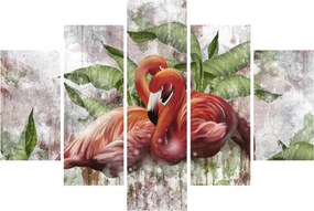 Obraz - Plameniaky (150x105 cm)