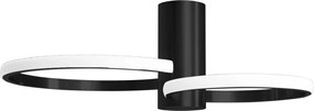 Toolight Toolight, LED stropné svietidlo 22W APP1401-CW, čierna, OSW-00959