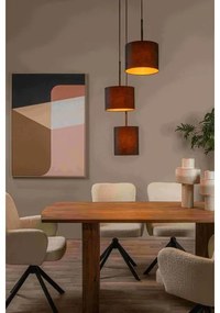 Lucide 45409/13/30 - Luster na lanku MAYA 3xE27/40W/230V čierna