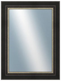 DANTIK - Zrkadlo v rámu, rozmer s rámom 60x80 cm z lišty GREECE čierna (2641)