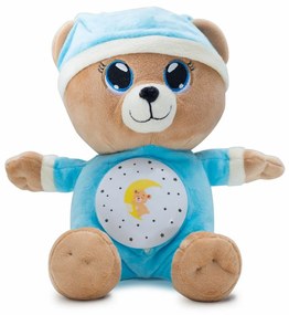 Teddies Plyšový medvedík Uspávačik 32 cm, modrá