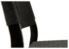 Čierna jedálenská stolička DAN-FORM Denmark Loop