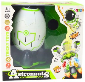 LEAN TOYS Arkádová hra - Kozmonaut skákajúci z vesmírnej rakety