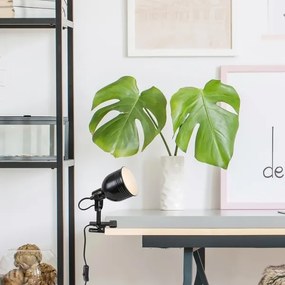 Rabalux 3092 - Lampa s klipom 1xE14/25W/230V čierna