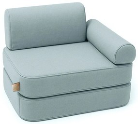 MeowBaby® Outzy detské kreslo/pohovka, cloudberry-sky-blue