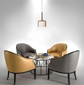 Toolight Toolight, stropné svietidlo 1xG4, APP1698-1CP AMBER A, OSW-04306