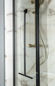 Aqualine Aqualine, Podlahová stierka 300x890mm, čierna, SQ121B