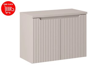 Závěsná skříňka pod umyvadlo Nova Cashmere I s deskou 80 cm kašmír