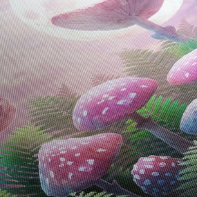 Obraz - Huby pri splne, grafika (120x50 cm)
