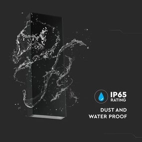 LED Vonkajšie nástenné svietidlo LED/8W/230V 4000K IP65 čierna