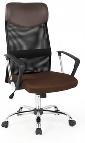 Kancelárska otočná stolička VIRE - látka, sieť, viac farieb Čierna