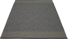 Antracitový vnútorný a vonkajší koberec 140x200 cm Edit Charcoal – Pappelina