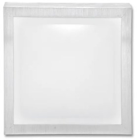 ECOLITE LED stropné / nástenné vonkajšie svietidlo BELA, 12W, 27x27cm, 1100lm, biele