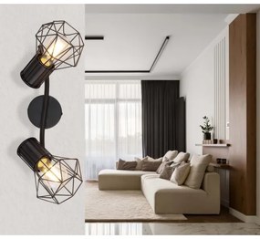 Globo 54017-2 - Bodové svietidlo PRISKA 2xE27/40W/230V