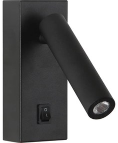 Brilagi - LED Nástenné bodové svietidlo MAYA LED/3W/230V 4000K čierna BG1055