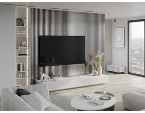 Mexen Lam-F, akustické stenové lamely 275 × 31,5 cm, filc 6 mm, strieborná, S105-275317-2812-056