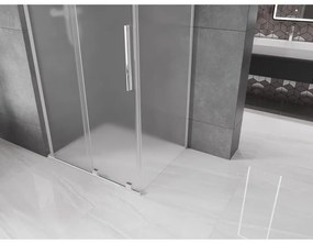 Mexen Velar L, sprchový kút s posuvnými dverami 110 x 85 cm, 8mm sklo námraza, chrómová, 871-110-085-33-01