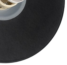 Nástenná lampa čierna IP44 s vypínačom - Cederic