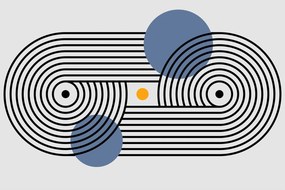 Obraz - Minimalistická abstrakcia N⁰3 (90x60 cm)