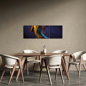 Obraz - Ženský akt (s hodinami) (90x30 cm)