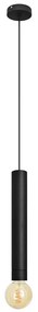 LED Luster na lanku TUBA 1xGU10/20W/230V čierna